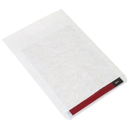 Bsc Preferred 10 x 13'' White Flat Merchandise Bags, 1000PK BUY00017005